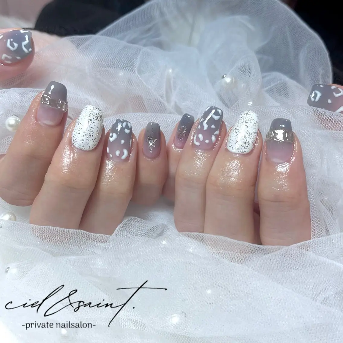 ネイル ハンドネイル nail salon ciel&saintのネイルデザイン