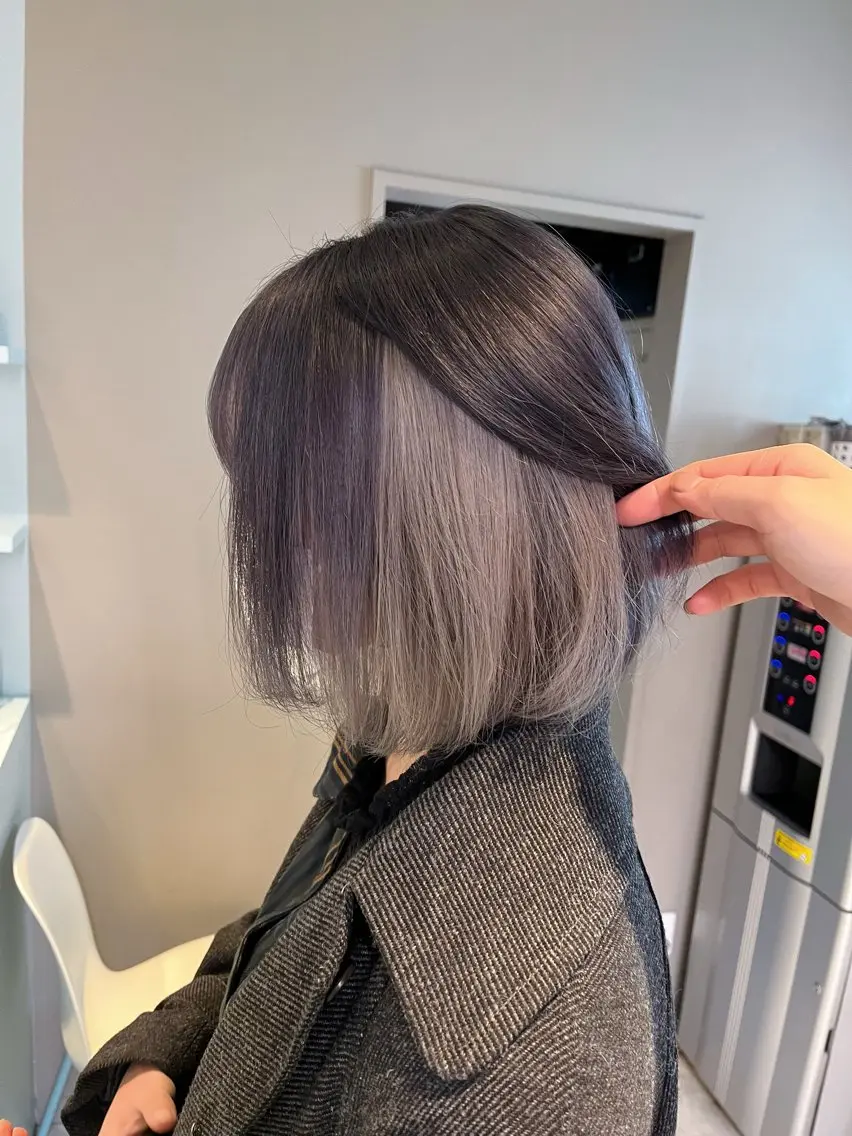 ショート カラー ヘアカラー トリートメント ブリーチカラー 🩵MIZUKIのヘアスタイル