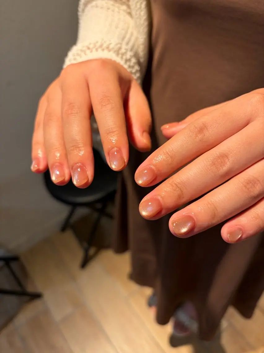 ネイル ハンドネイル 𝗶𝗿𝗼𝗵𝗮 ໒꒱ 𓏸*˚のネイルデザイン