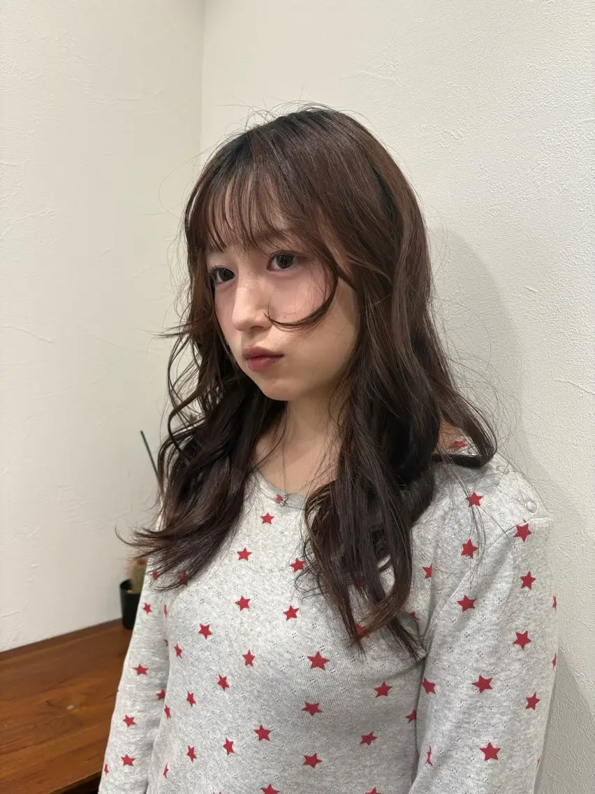 セミロング カラー くすみカラー/ ora🪡🤎のヘアスタイル