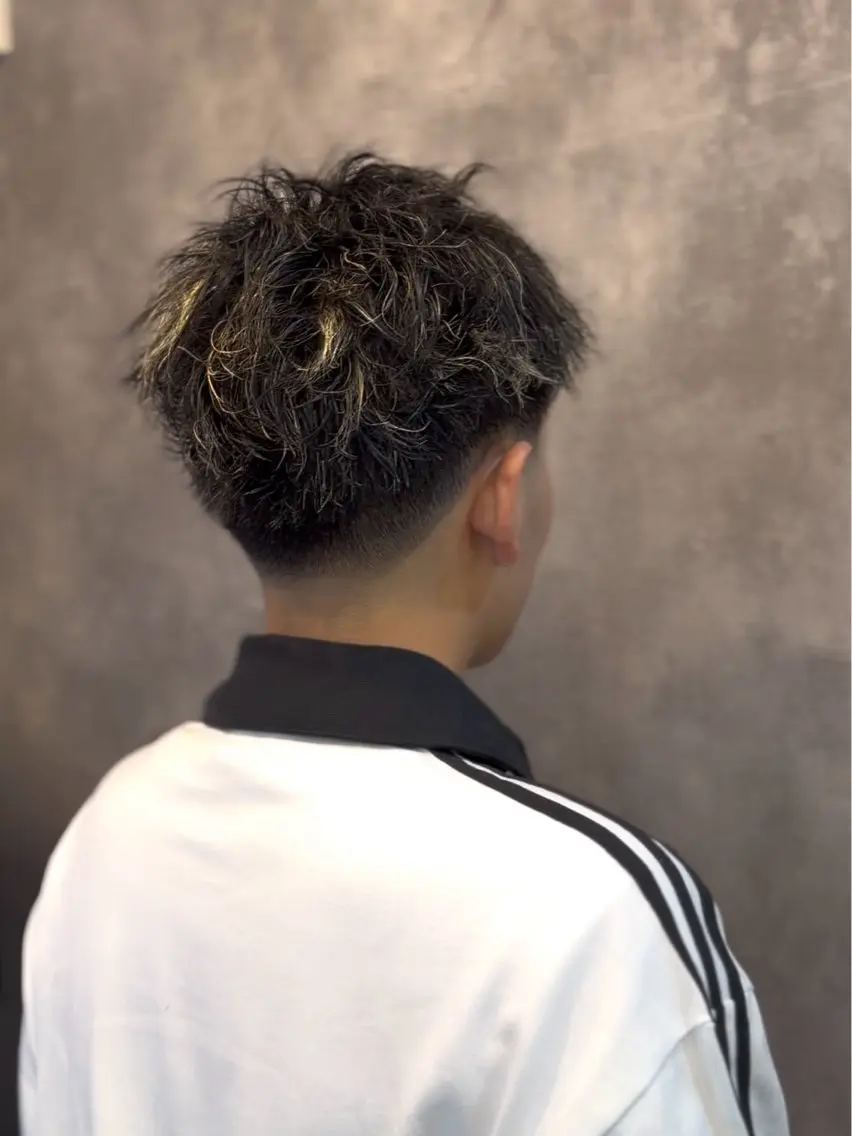 【メンズ】カット＋メッシュキャップハイライトの写真