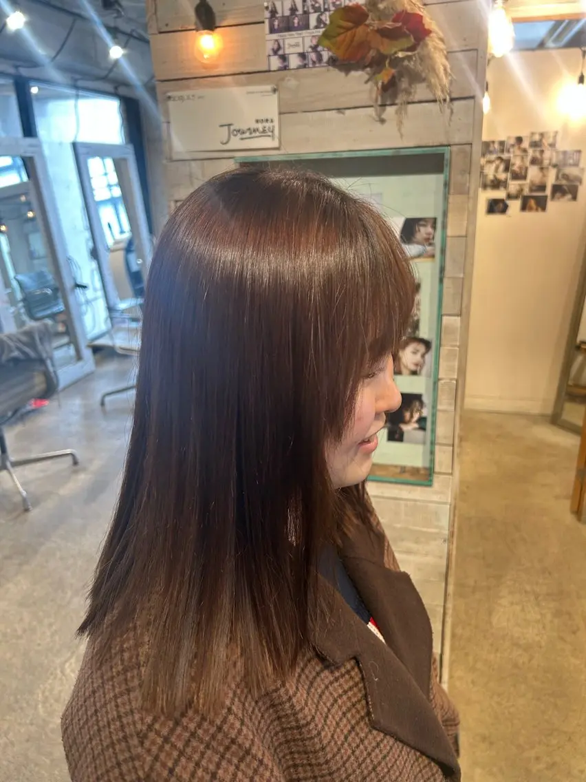 縮毛矯正 ハイトーンカラー💫 MITOのヘアスタイル