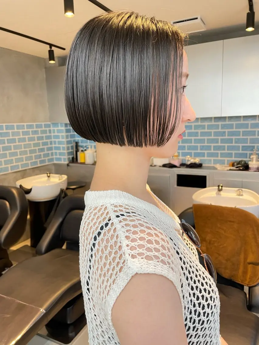 ショート ボブ カット 👑ボブはお任せ ミヤノ👑のヘアスタイル