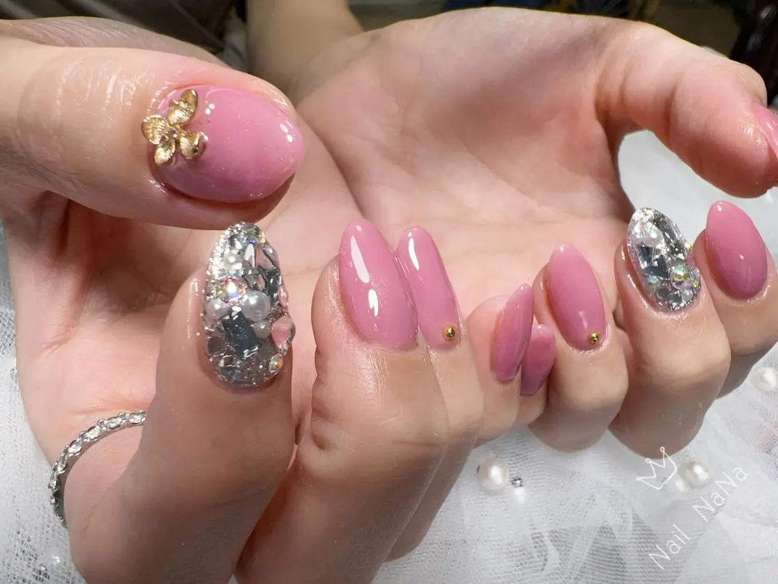 ミディアム カラー ネイル ハンドネイル Nail NaNaのネイルデザイン