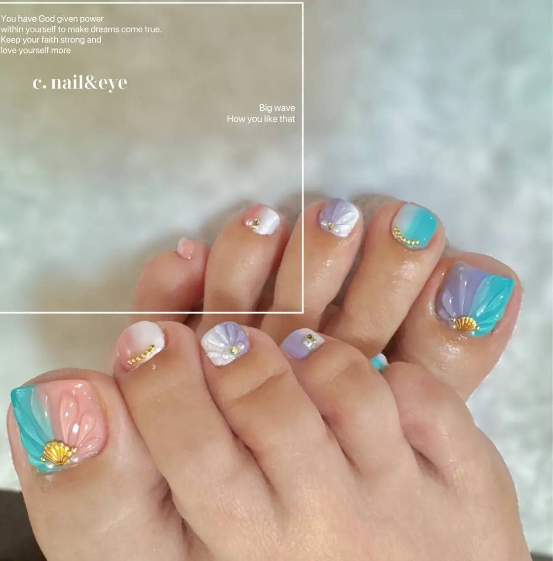 ネイル フットネイル C.Nail &Eyeのネイルデザイン