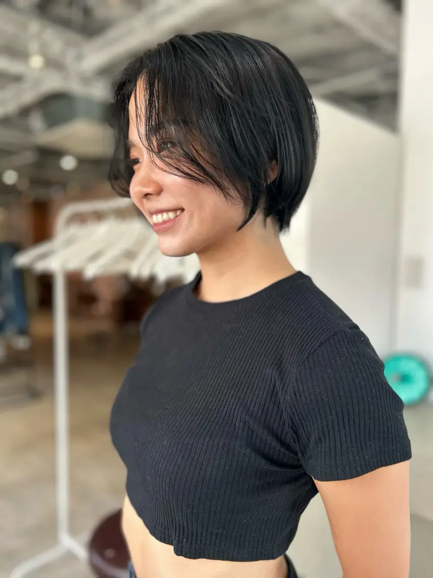 ショート カラー ヘアアレンジ ヘアカラー 🎀suzuna 透明感colorのヘアスタイル