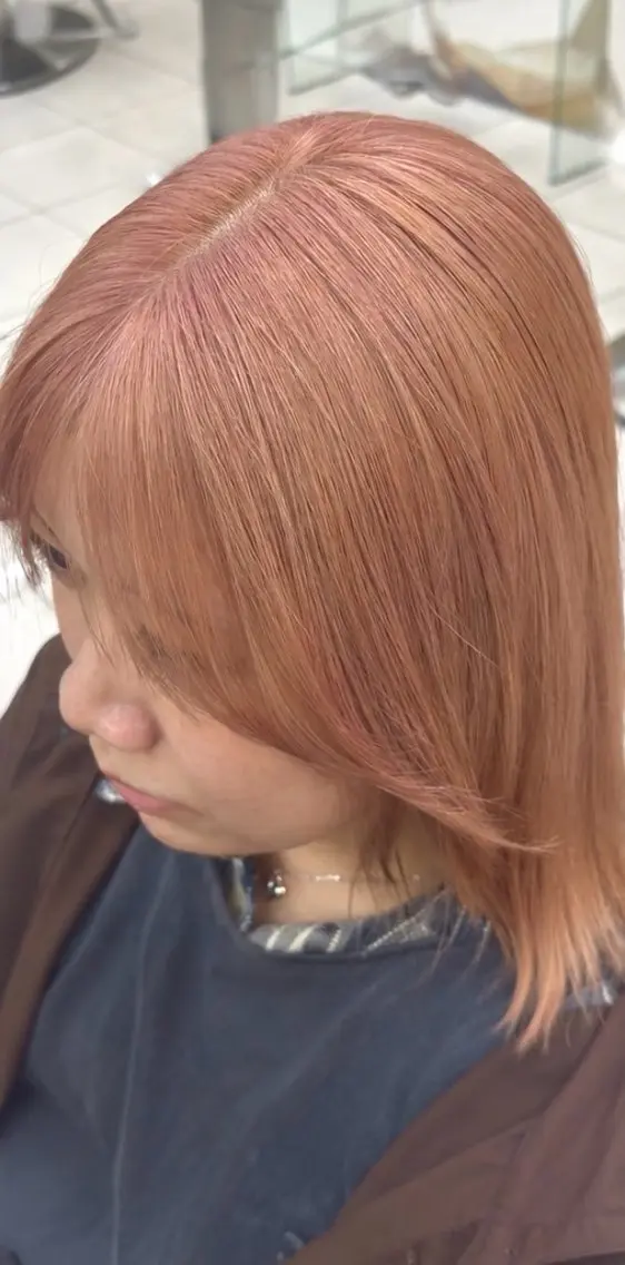 ミディアム カラー ヘアカラー 🫧【デザインハイト ーン】Sachi🫧のヘアスタイル