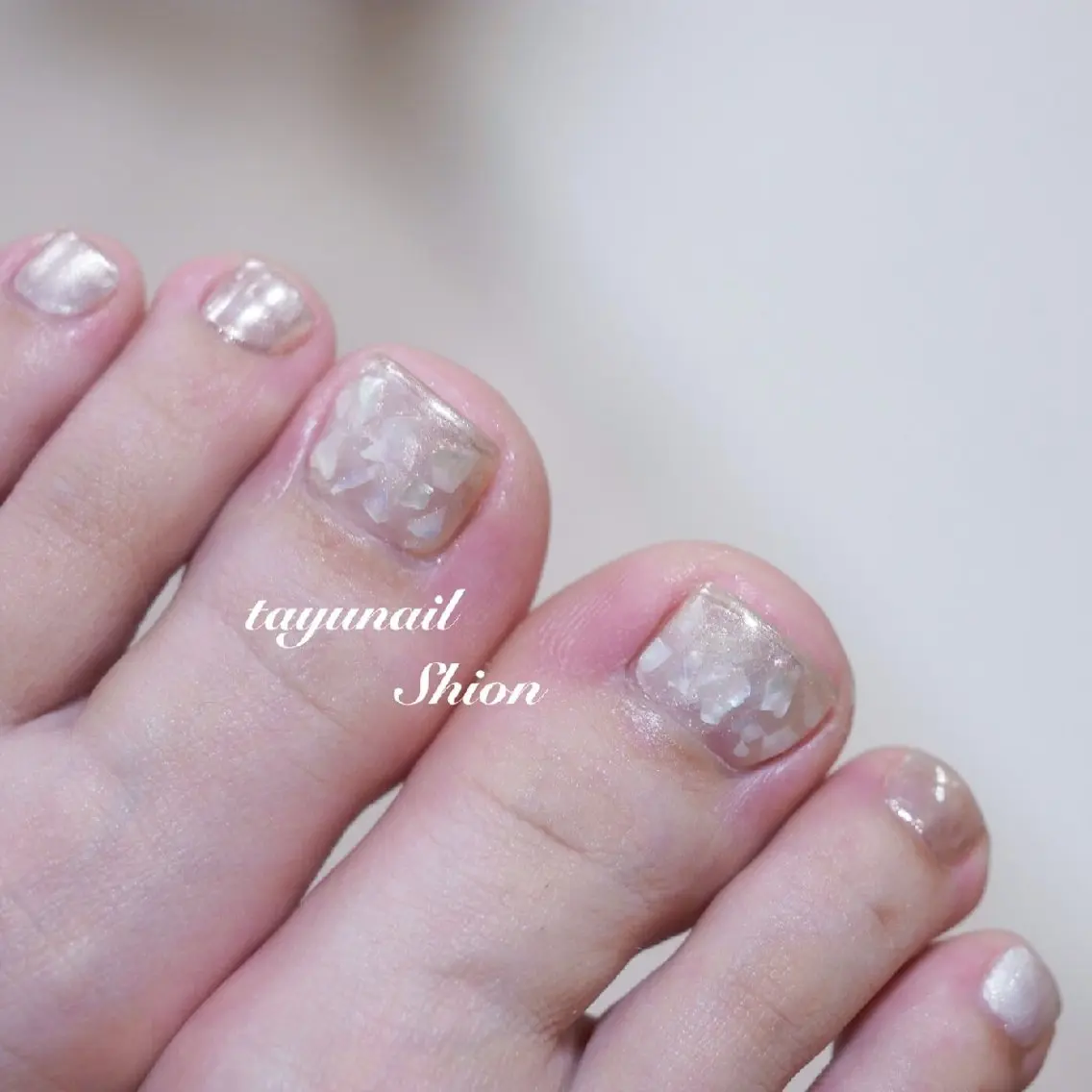 ネイル フットネイル ジェルネイル パラジェル ネイルサロン 【たゆnail】のネイルデザイン