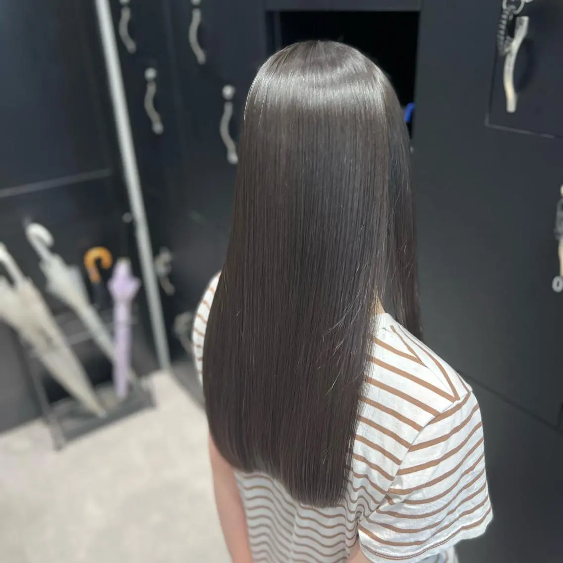 ロング 縮毛矯正　野口 恵のヘアスタイル