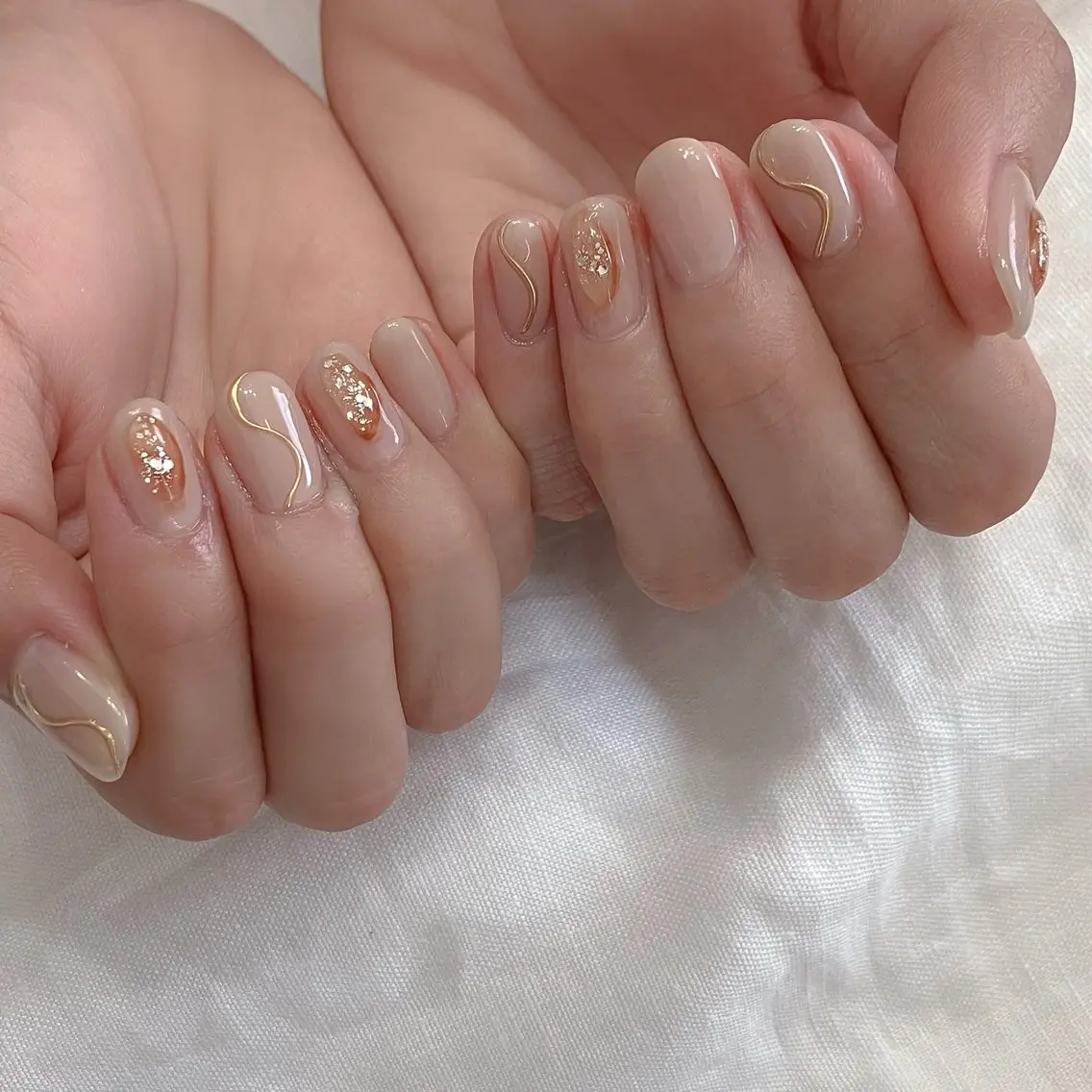 ネイル ハンドネイル shiro ハルカのネイルデザイン