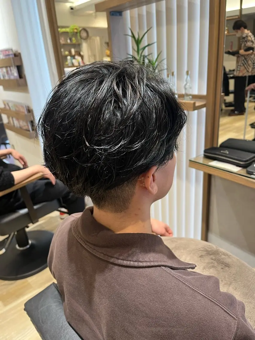 カット+頭皮の汚れスッキリナノバブルシャンプーの写真