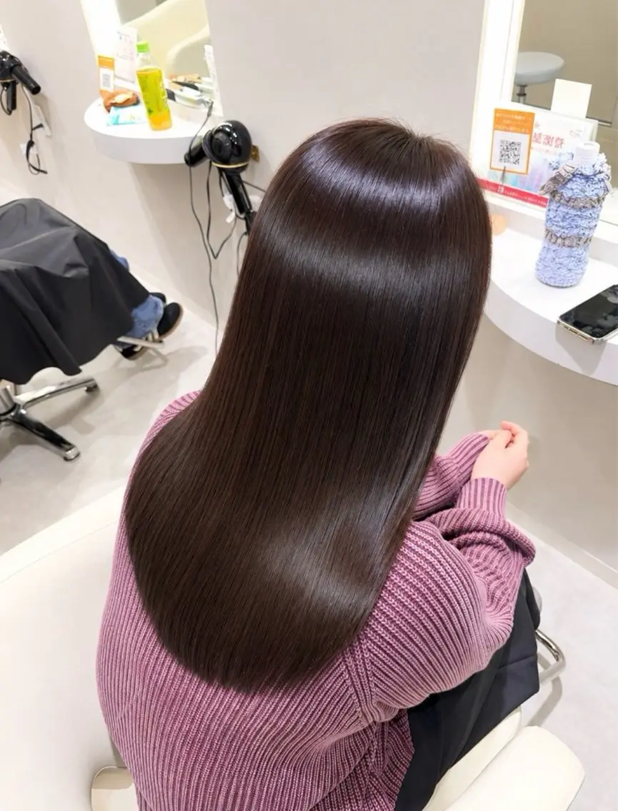 ⭐️モデル特別価格⭐️ブリーチなしワンカラー+1stepトリートメントの写真