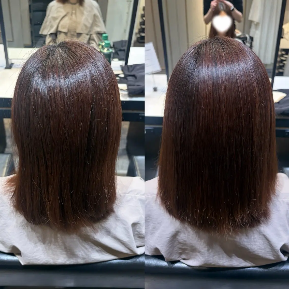 ミディアム 縮毛矯正 髪質改善🪽🎀 みおのヘアスタイル