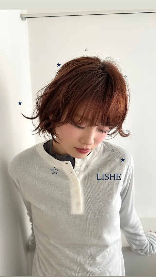 ショート ボブ くびれヘア 顔周りカット 髪質改善 レイヤーカット カット アンニュイヘア/ 顔周りカット/Moeのヘアスタイル