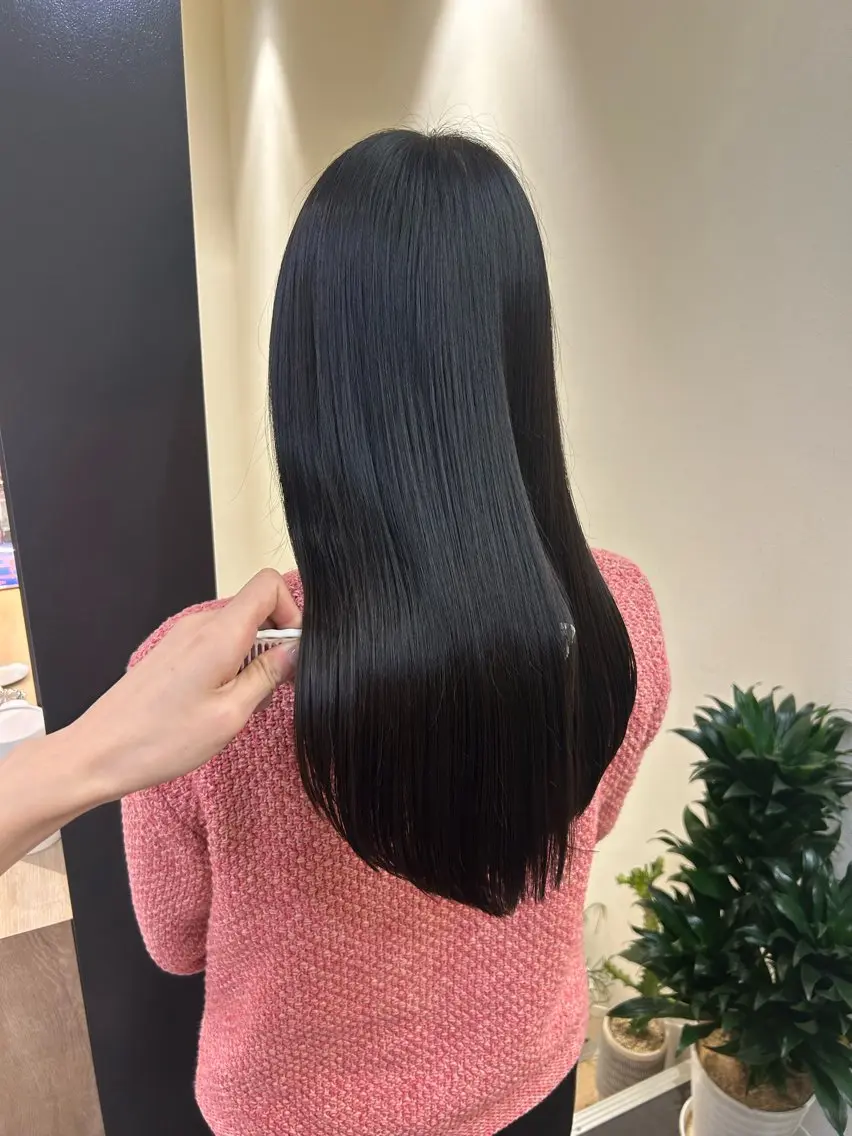 ロング カラー カット ヘアカラー hubhair レイヤー/透明感のヘアスタイル