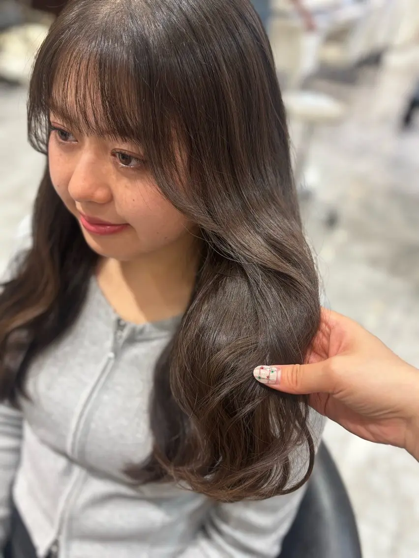 ロング カラー 透明感カラー ヘアカラー 🌸銀座No.1パー マ🌸いでいあやのヘアスタイル