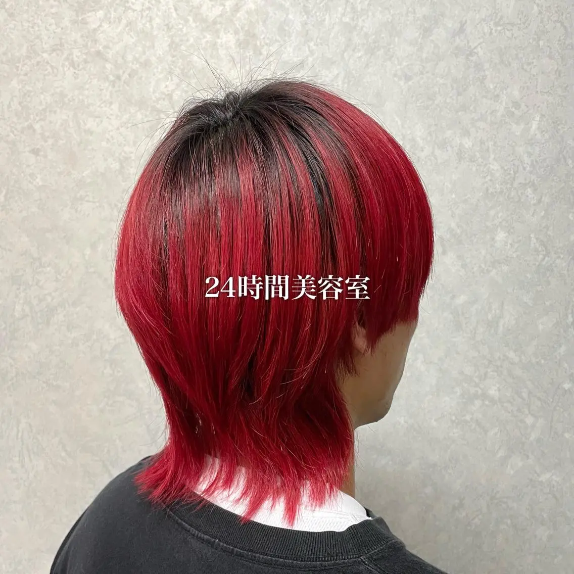 ミディアム カラー メンズ 深夜美容師 SHOEIのヘアスタイル