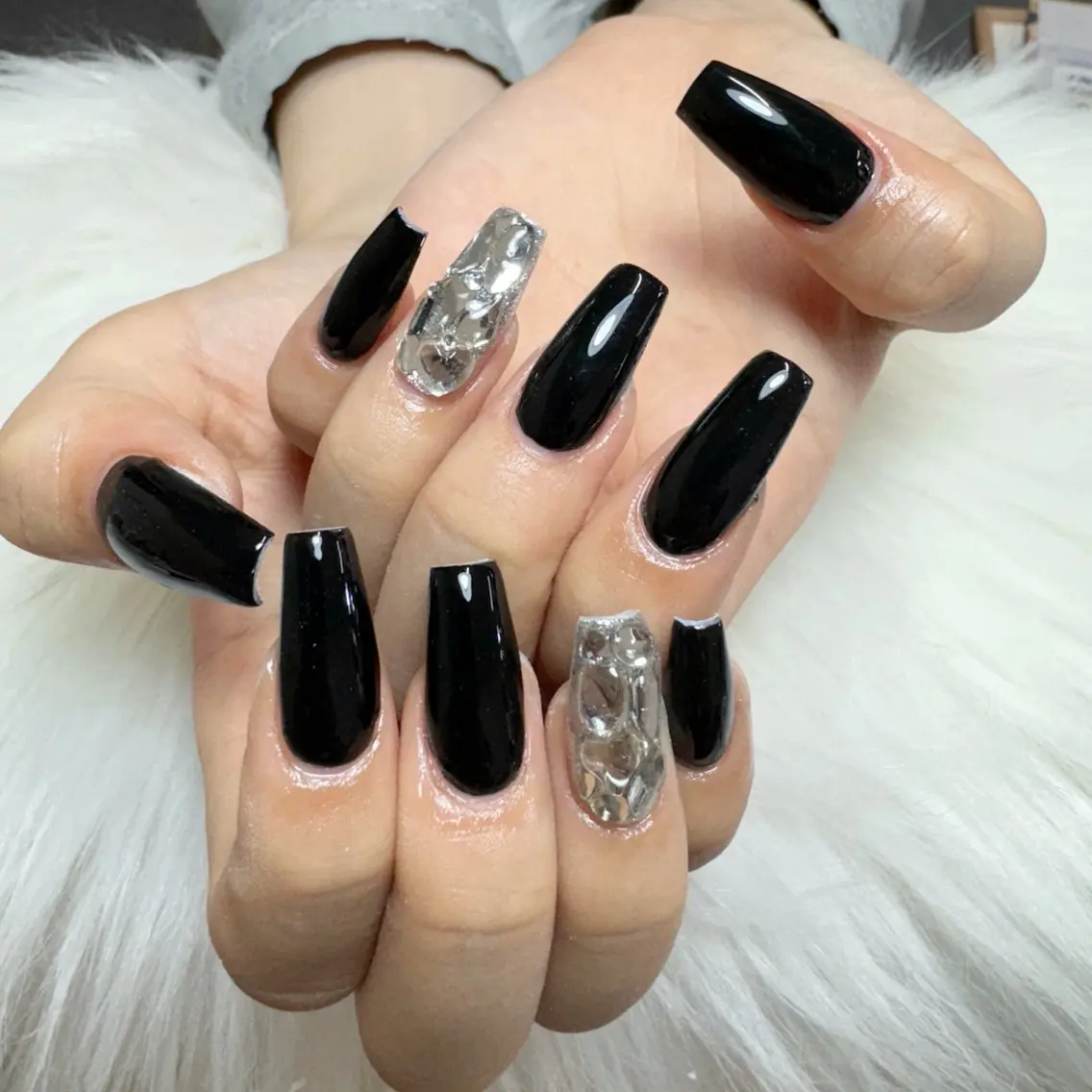 ネイル ハンドネイル 🎀nana🫧 ワンホンネイル🎀のネイルデザイン