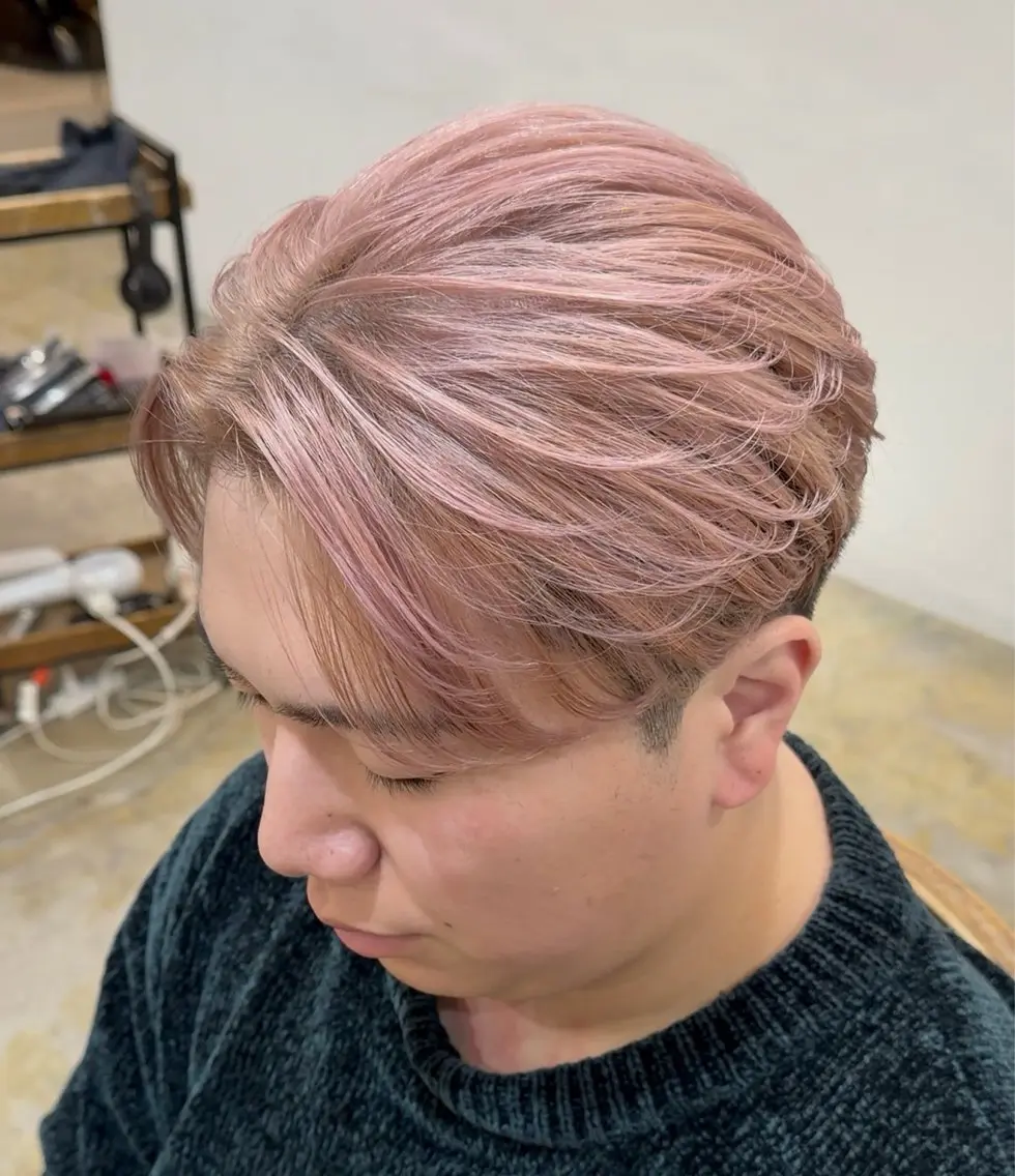 ショート ヘアカラー トリートメント メンズ複雑履歴修正 ／サイバアサトのヘアスタイル