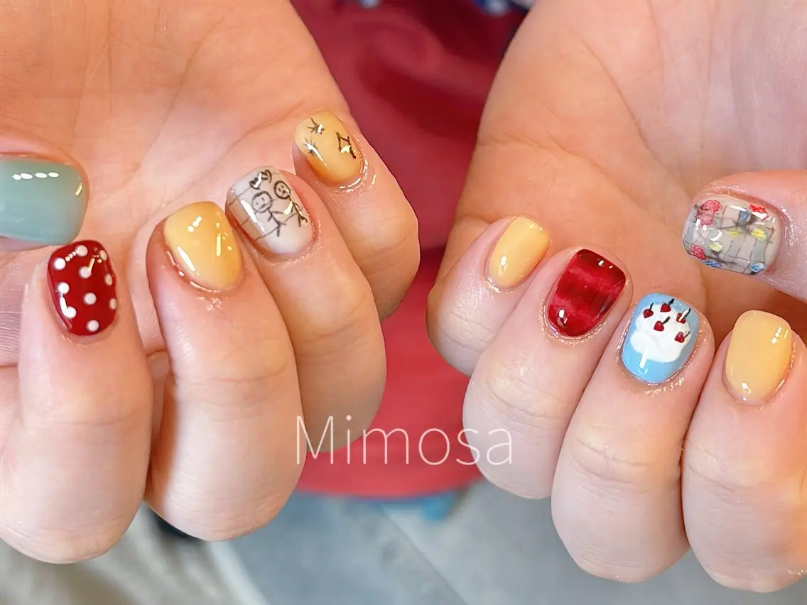 ネイル 💛Mimosa💛 吉祥寺のネイルデザイン