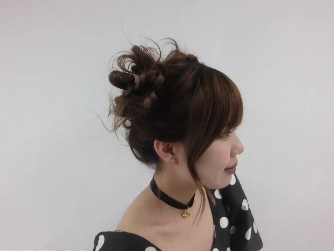 ヘアアレンジ り おのヘアスタイル