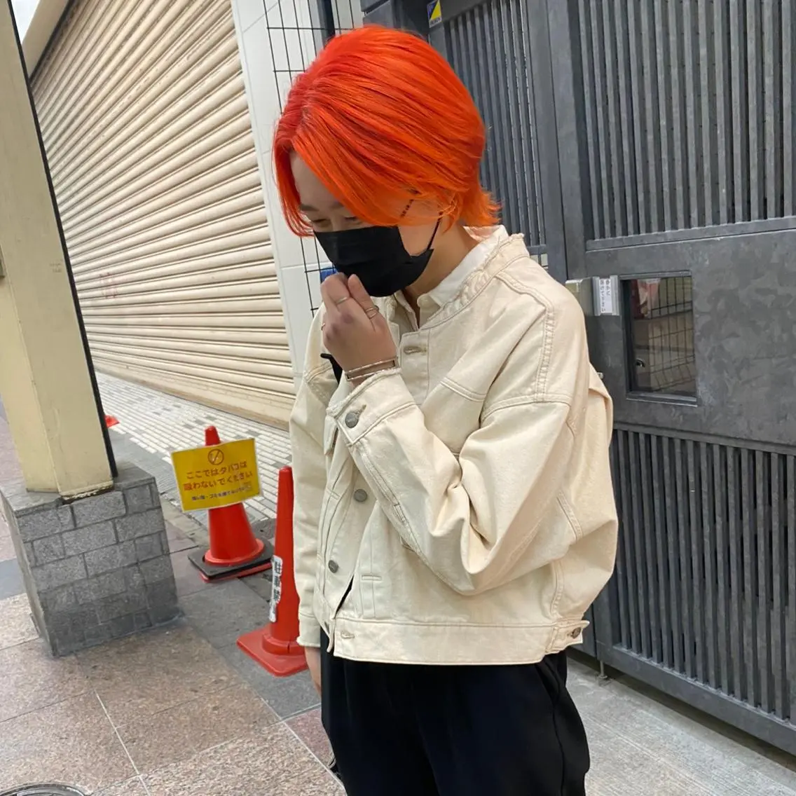 ショート アッシュ ボブ 髪質改善 レイヤーカット ショートヘア カット ヘアカラー ショート〜ミディアム 喜多司のヘアスタイル