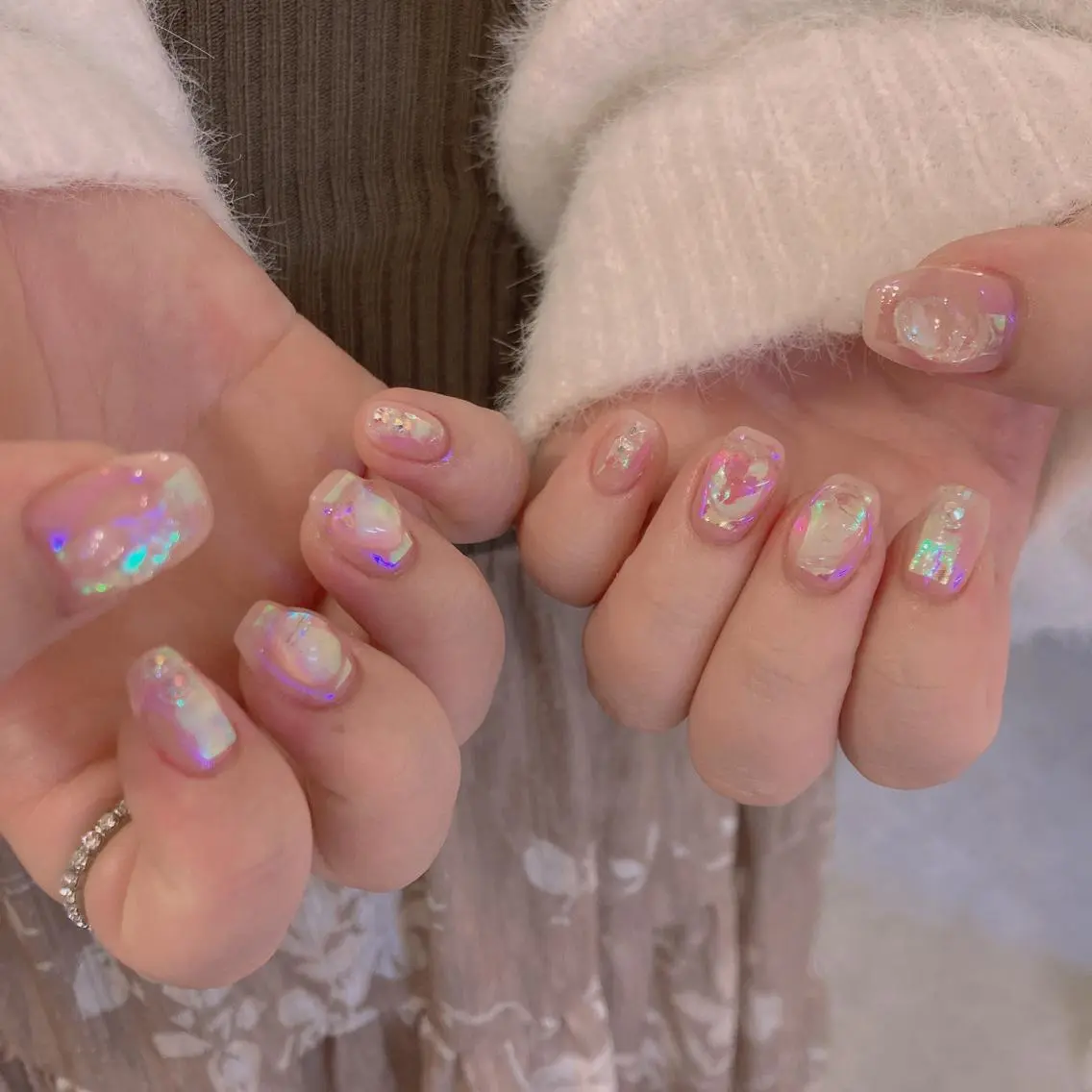 ネイル ハンドネイル 韓国ネイル/ワンホン ネイル🎀表参道3分のネイルデザイン