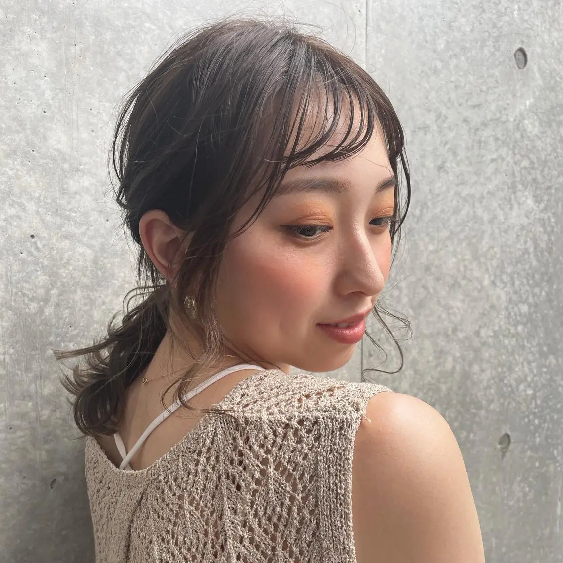 ミディアム カラー HCA studioのヘアスタイル
