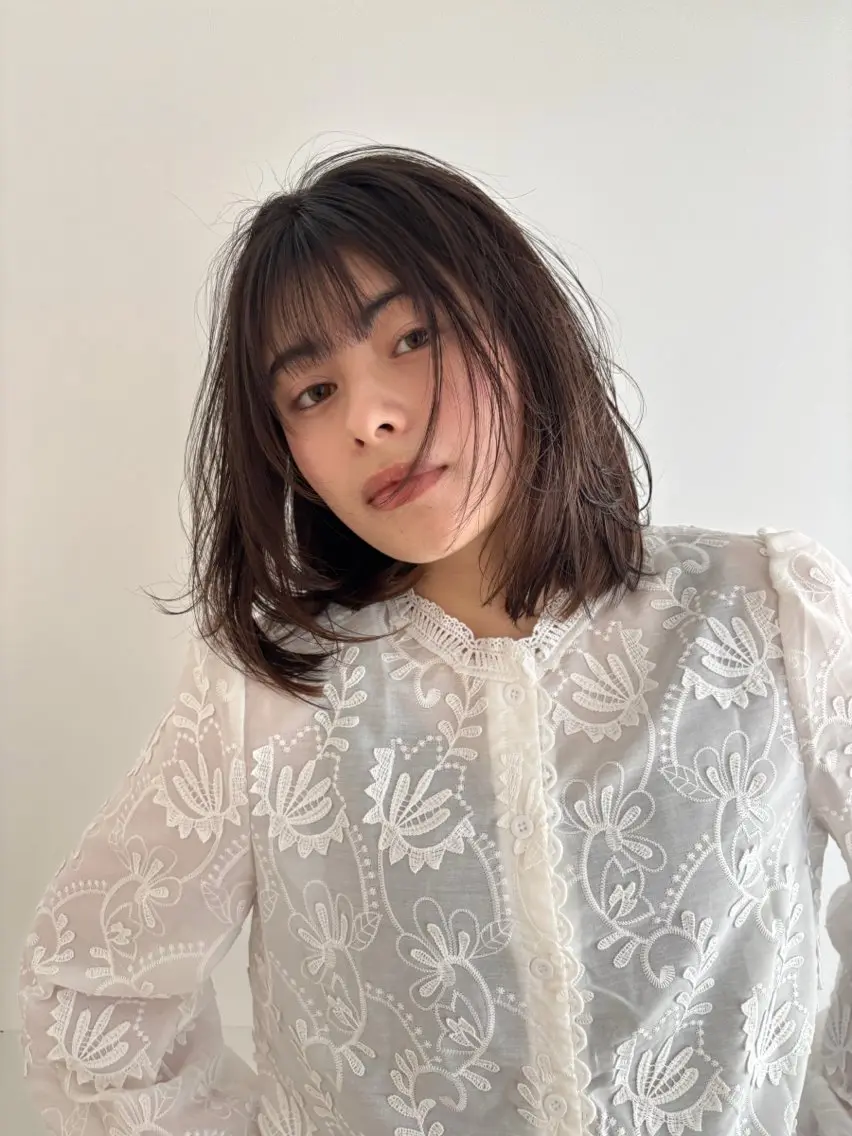 ミディアム カラー 似合わせ美髪ヘア✨ 天王寺.阿倍野🌈のヘアスタイル