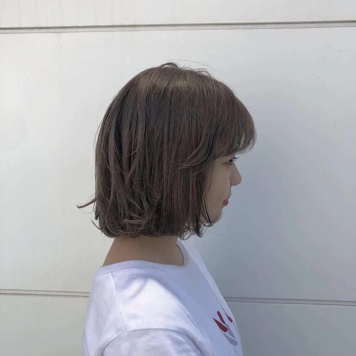 ショート カラー ベージュカラー ブリーチ ラベンダーカラー ラベンダーベージュ カトウ ユウカのヘアスタイル