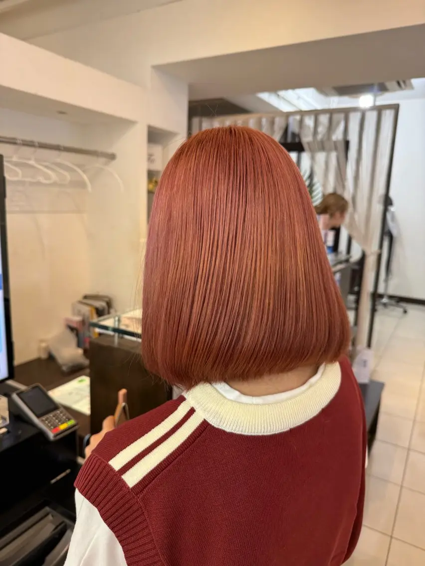 ミディアム カラー ヘアカラー ゆうな🎀hair& eyelash🎀のマツエク・マツパデザイン