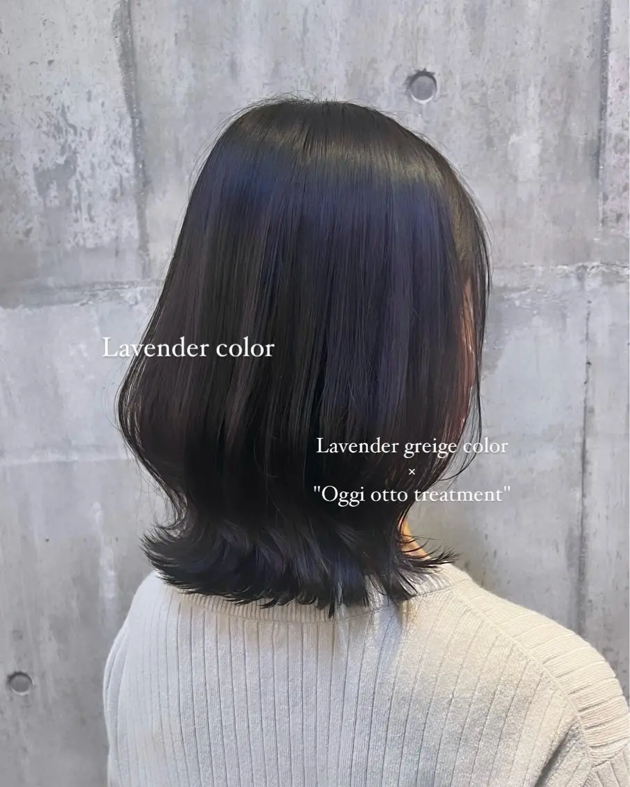ミディアム カラー 透明感カラー ラベンダーカラー 韓国・ナチュラル特化 naoki.のヘアスタイル