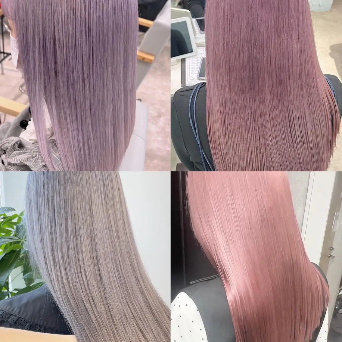 セミロング カラー メンズモテパーマ💙 fuwaのヘアスタイル