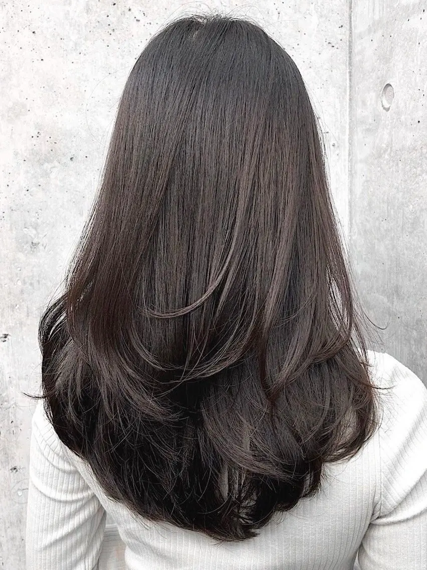 ロング カラー ヘアアレンジ カット 縮毛矯正特化 指名No.1shunのヘアスタイル