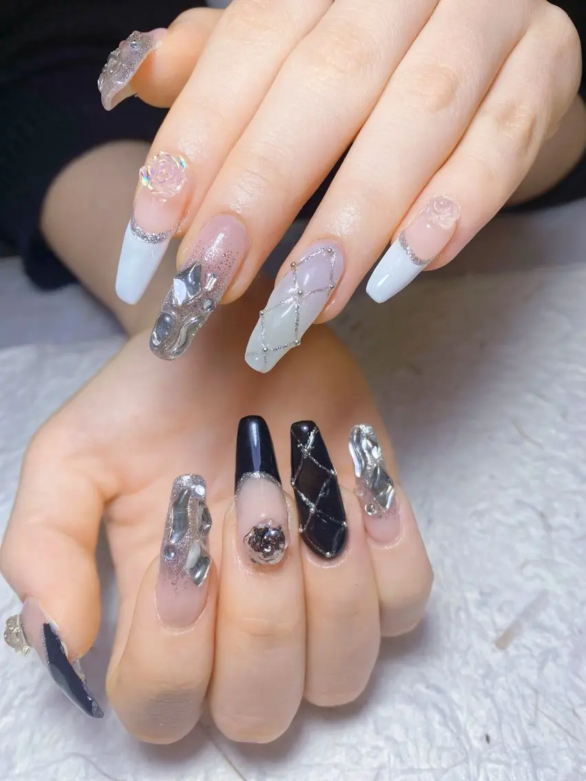 ネイル アートネイル フレンチネイル ジェルネイル グラデーション 韓国ネイル Nail Salon kihi大塚店のネイルデザイン
