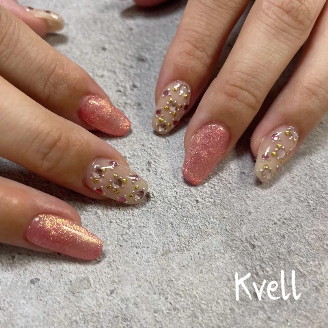 ネイル ハンドネイル nailsalon Kvellのネイルデザイン