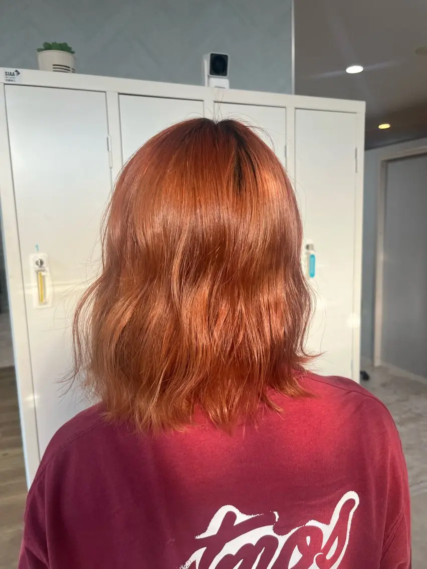 カット+カラー+全体ブリーチ+5STEPトリートメント👱♀️の写真