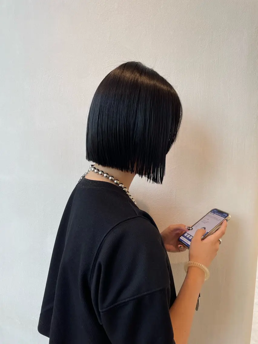 ショート カラー メンズ ボブ 髪質改善 新宿/レイヤー/ 透明感カラーしょうごのヘアスタイル