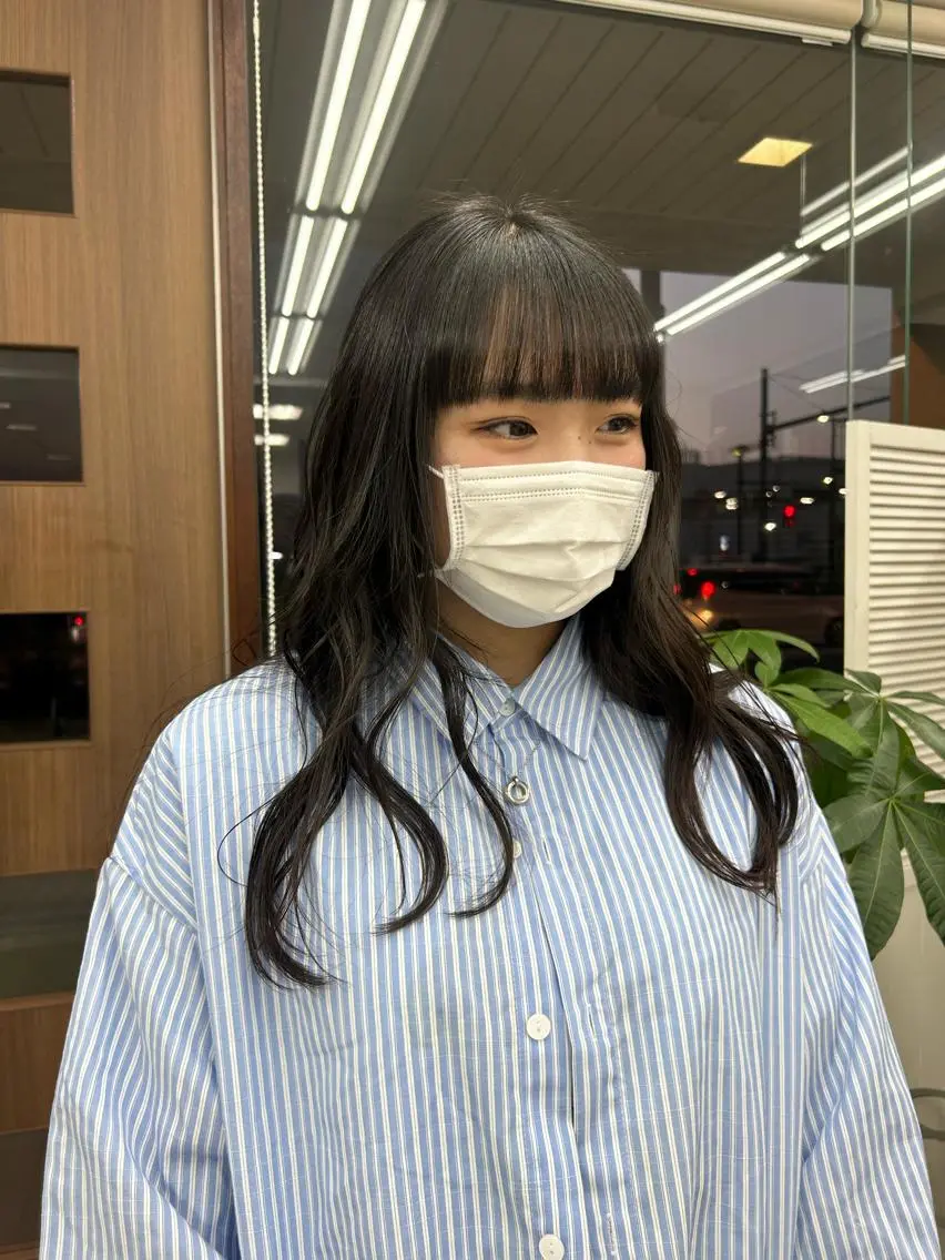 🌧️前髪縮毛矯正＋前髪カット✂️（ブリーチ毛不可）の写真