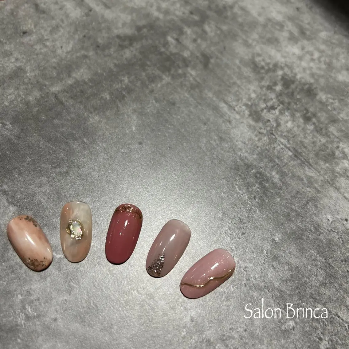 ネイル アートネイル オフィスネイル Salon Brinca 中村のネイルデザイン
