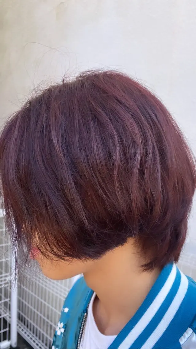 カラー 黒髪 カット ヘアカラー メンズパーマ特化 福岡正真のヘアスタイル