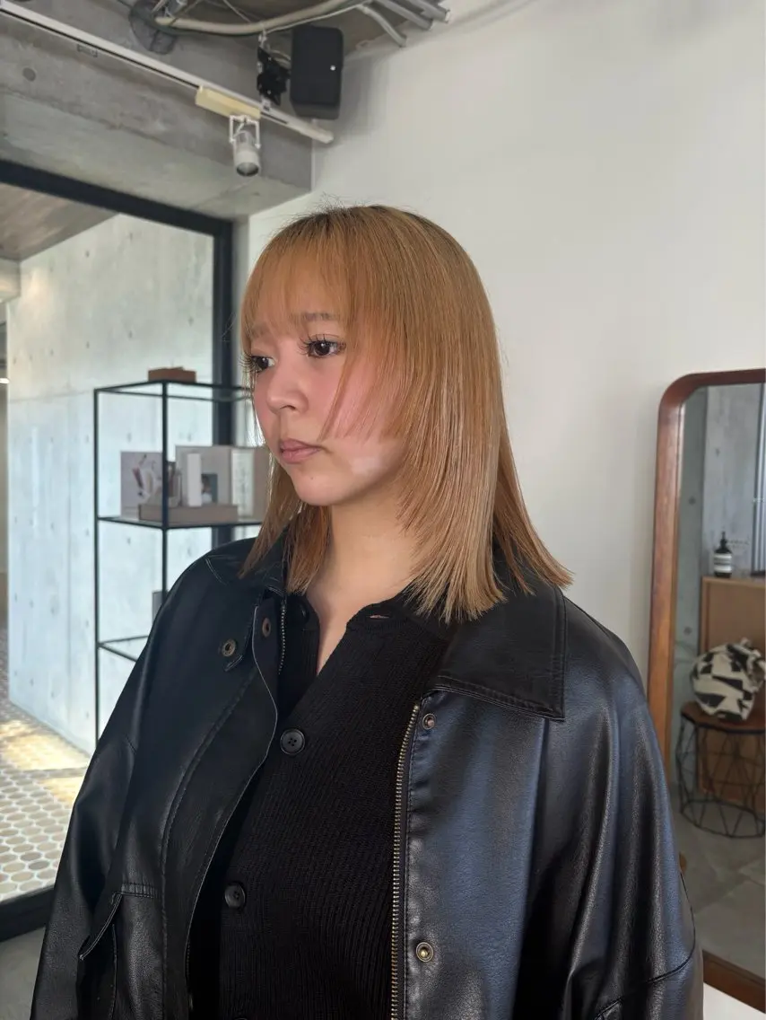 ミディアム 姫カット レイヤーカット Nene /似合わせcolorのヘアスタイル