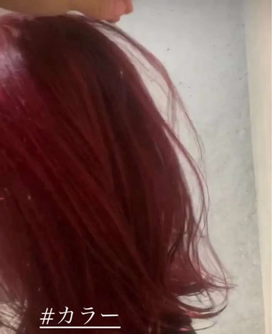 ミディアム カラー 骨格・似合わせカット 【原宿】Fukaのヘアスタイル