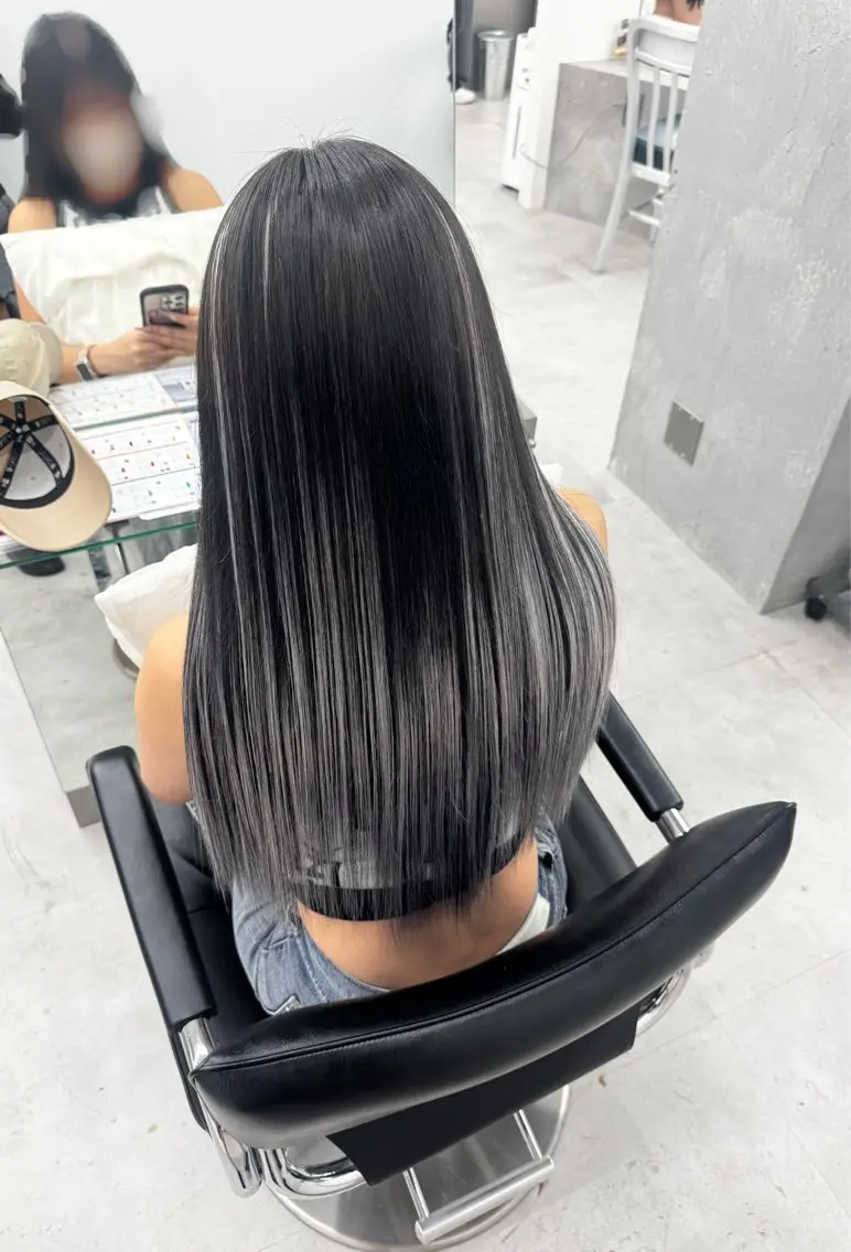 ミディアム エクステ 横浜　エクステ🎀 カラー／ルナのヘアスタイル