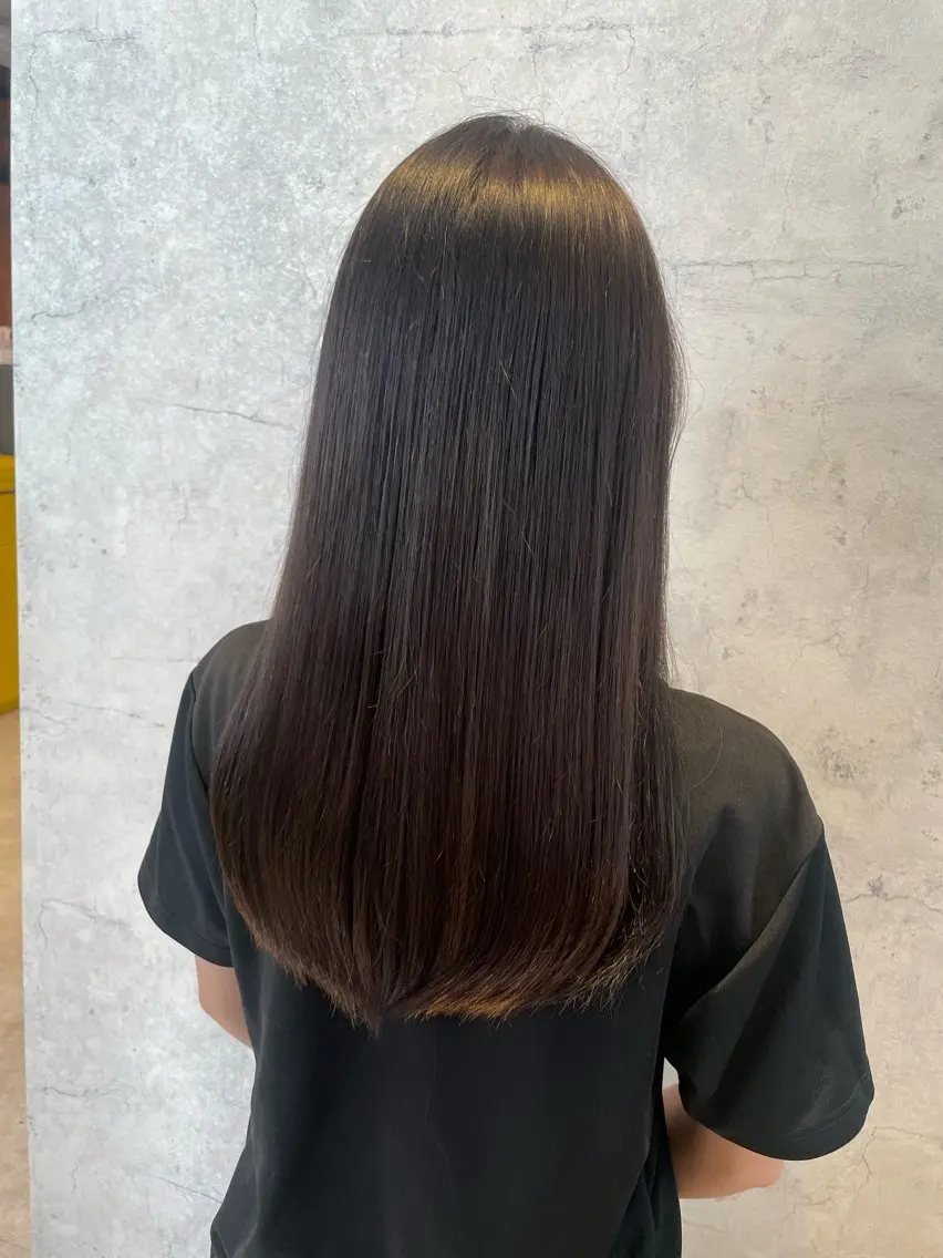ロング カット ヘアカラー トリートメント 山本(末田) 崇子のヘアスタイル