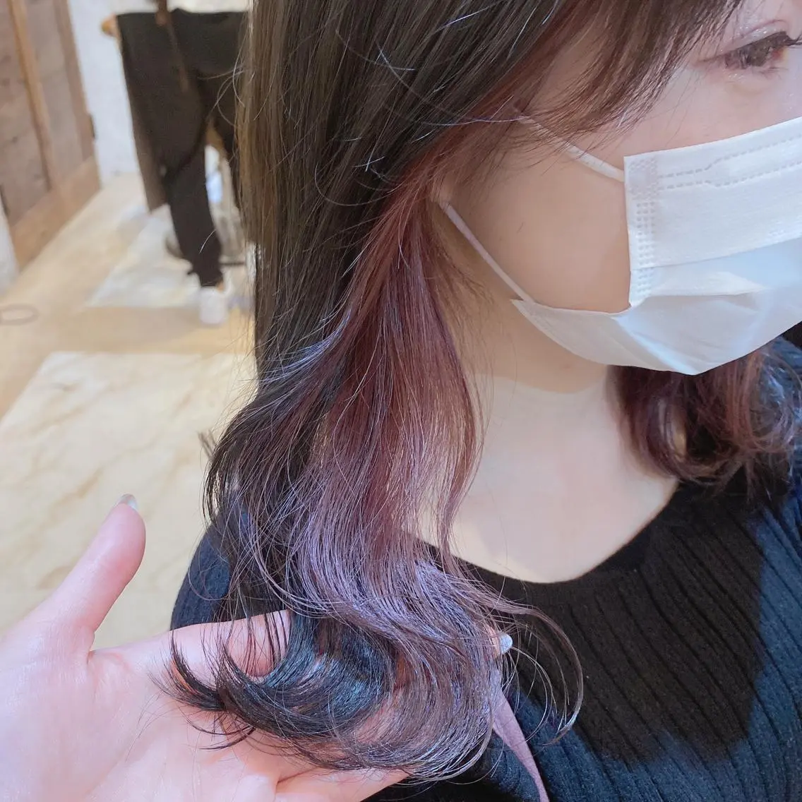 ミディアム カット ヘアカラー 代表山口ひな 髪質改善のプロのヘアスタイル