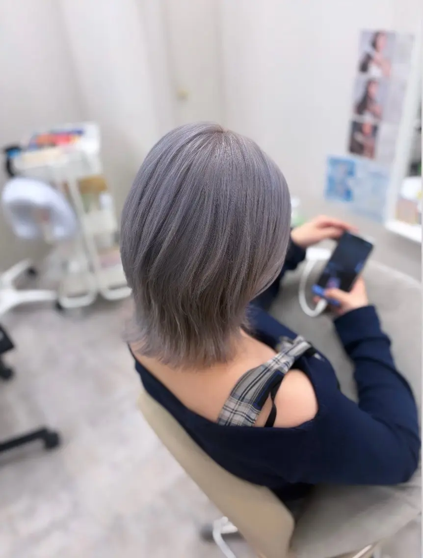ミディアム ヘアカラー トリートメント みさき/メンズカット /艶髪ヘアーのヘアスタイル