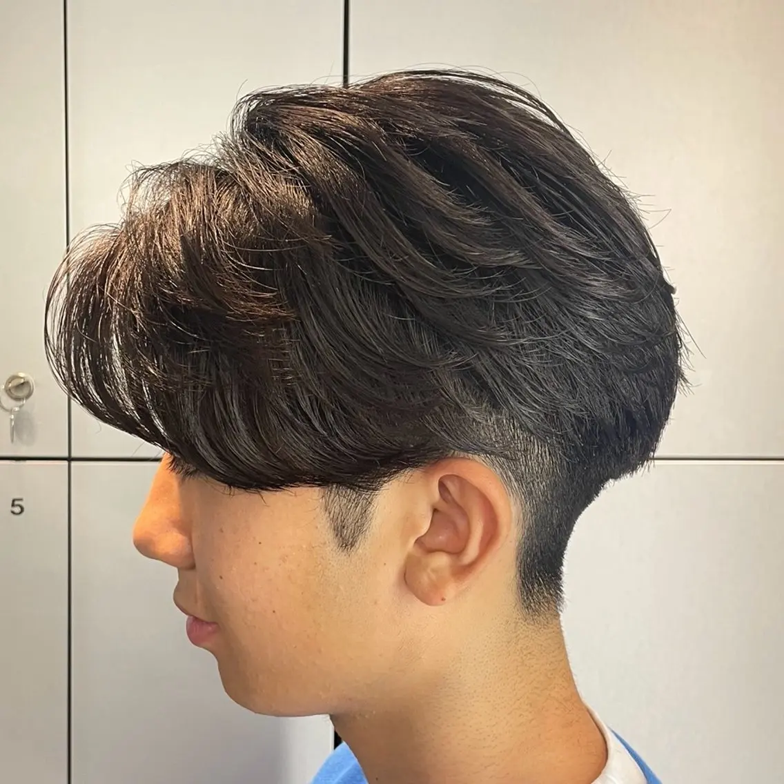 ミディアム パーマ ヘアアレンジ メンズ fifth 石川 凪のヘアスタイル