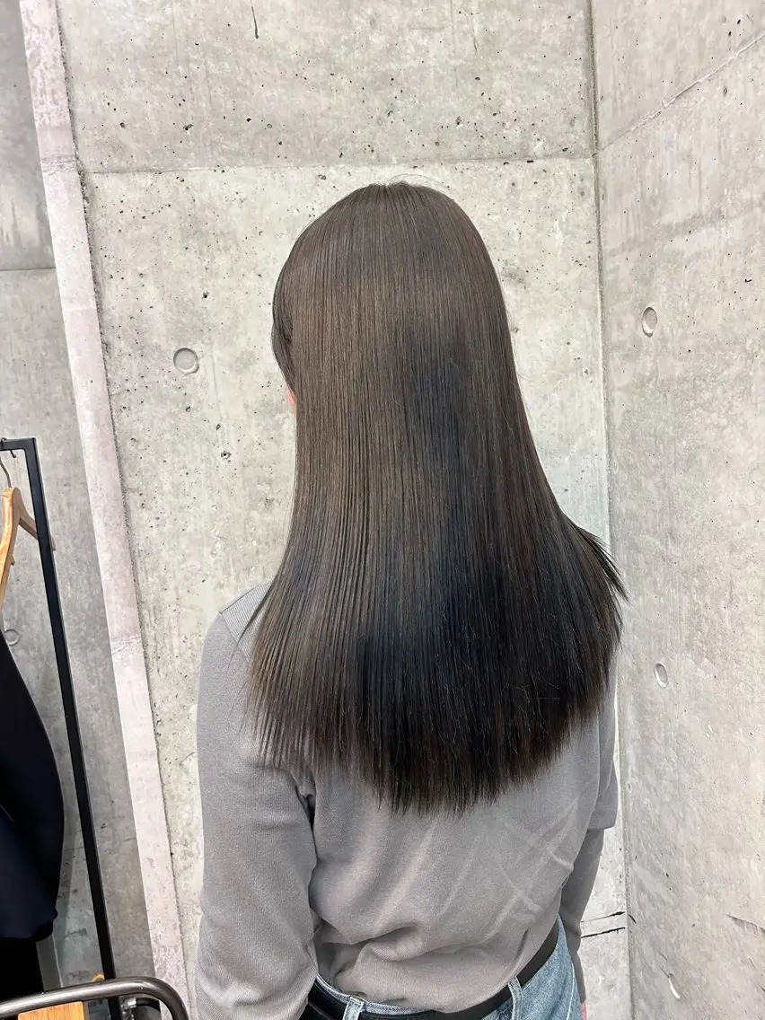 セミロング カラー ANJU/上品カラー /似合わせカラー💖のヘアスタイル