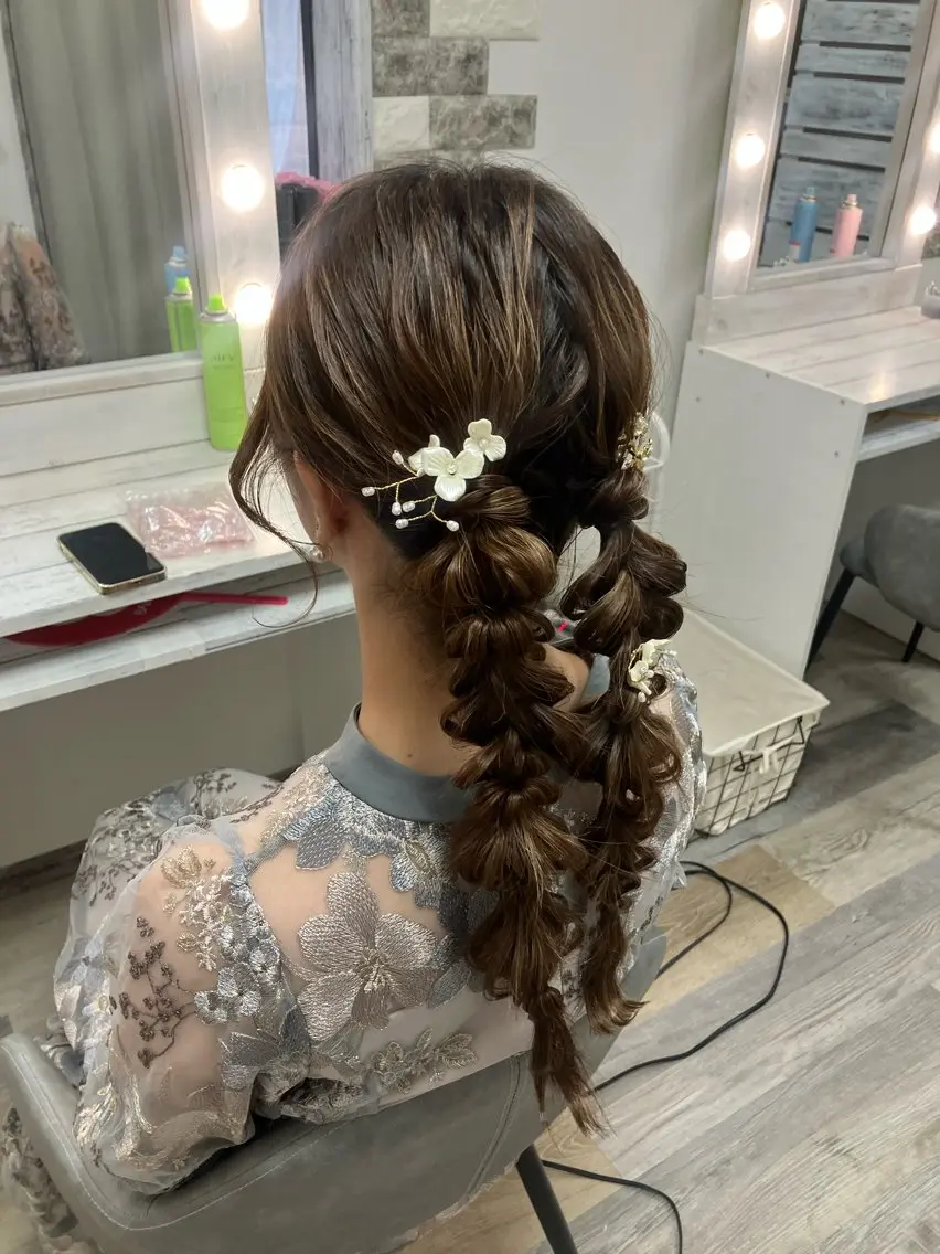 ヘアアレンジ 似合わせヘア🪄 可愛くて安い♡ここあのヘアスタイル